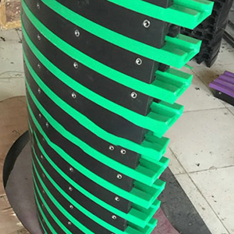 Каток из UHMWPE полиэтилена нейлоновая прокладка износа износостойкая плита направляющий