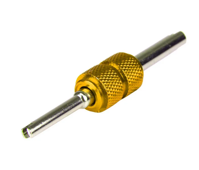 Hot Two-purpose Double-headed Car Air-conditioning Valve Core Key Threading Door Core Tool Tire Valve Core Disassembly Wrench