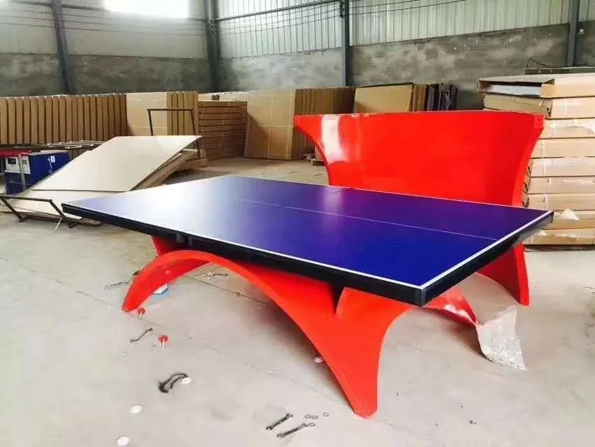 Hot selling high-quality outdoor iron faced rainbow table tennis table for sale