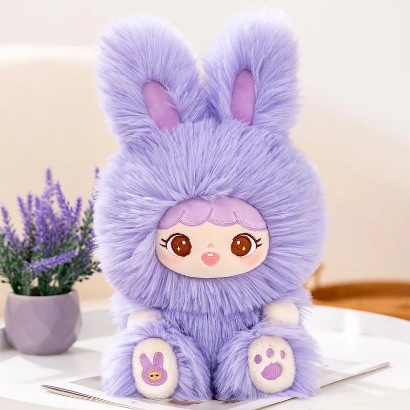 Кукла Кролик плюшевая игрушка милый волосатый кролик кукла подарок на день рождения коготь машина