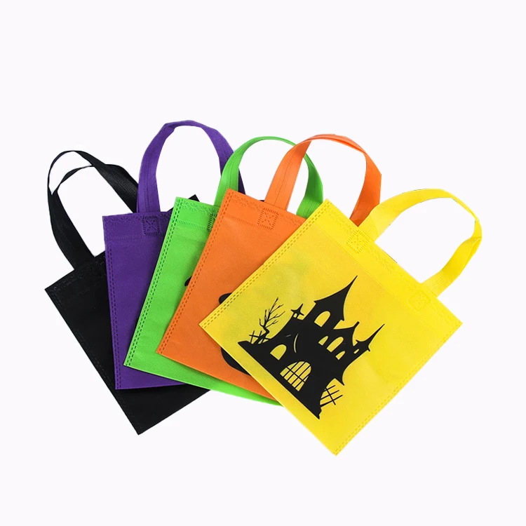 Small trumpet cartoon cute logo design degradable non woven candy snack bag