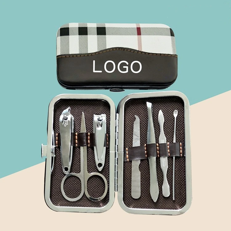 Pedicure manicure set nail beauty set nail tools 7PCS LOGO printing