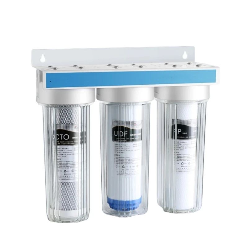 large flow 10inch pp cto udf filter remove sediment wall mounted water filter purifier pre filter water machine for whole house