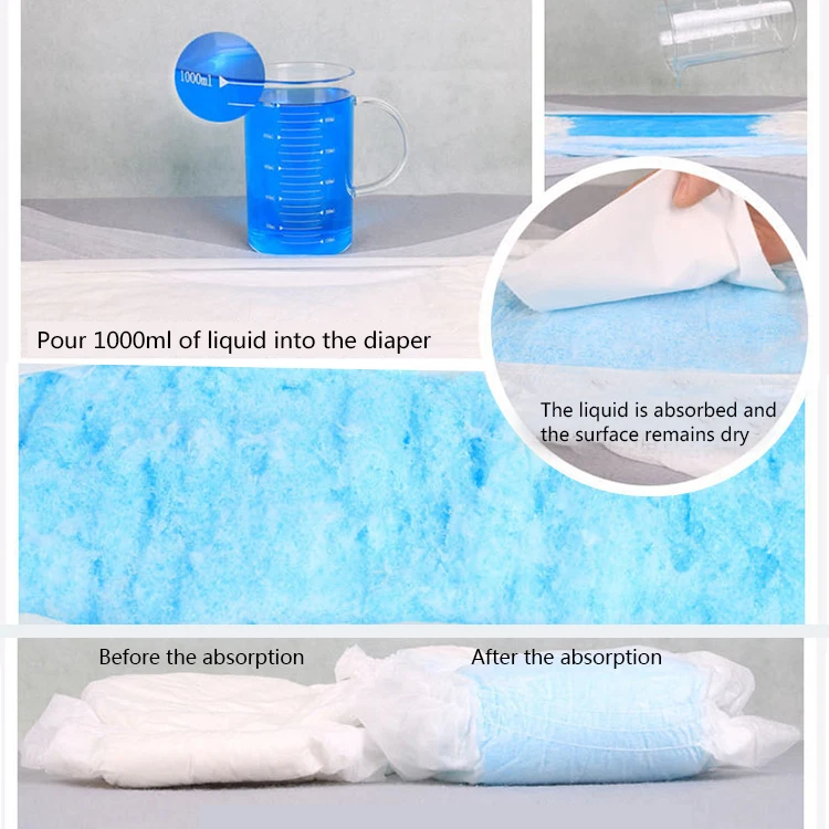 China Factory wholesale baby nappies disposable baby diapers baby wearing diapers