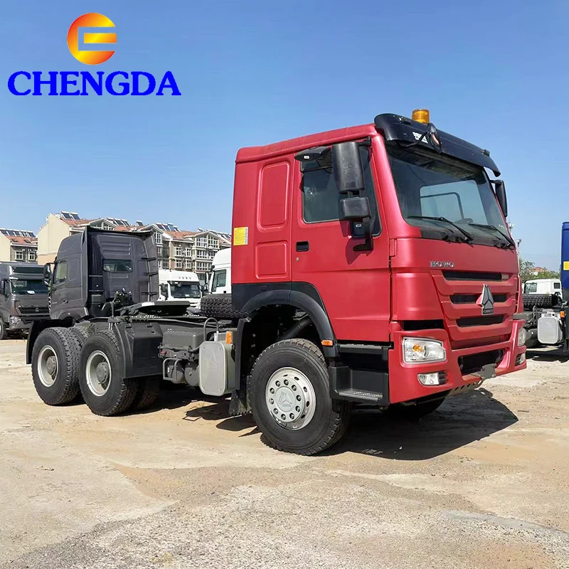 Двигатель Cummins 10 колес Howo б/у тягач 6x4 для продажи