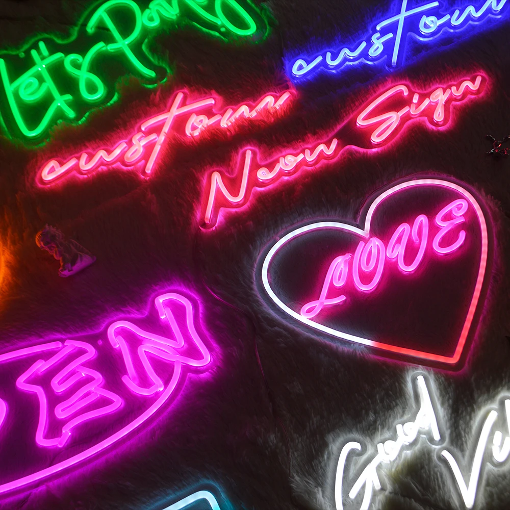 Drop Shipping Wall-mounted Custom Neon Sign Letters Led Neon Sign Light