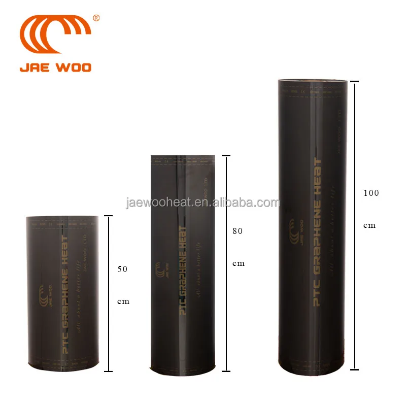 Thin Electric Floor Heating Film  Mat For Radiant Partial Drying, House Heating, And Educational Facility Heating