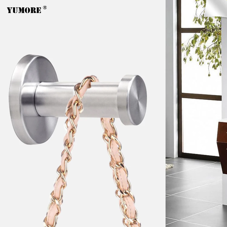 Hotel wardrobe shower curtain bathroom hanger hooks wall mount metal bra hook