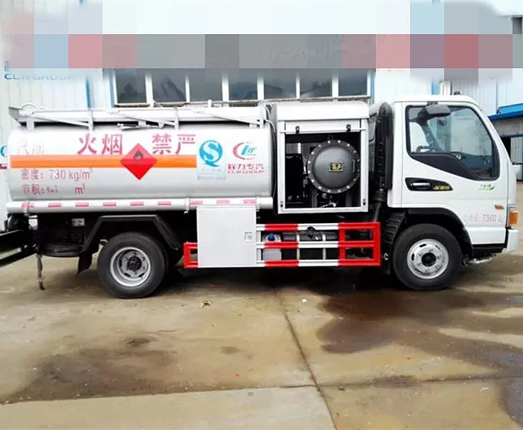 China factory sale JAC 4x2 5000L aviationfuel oil tanker truck