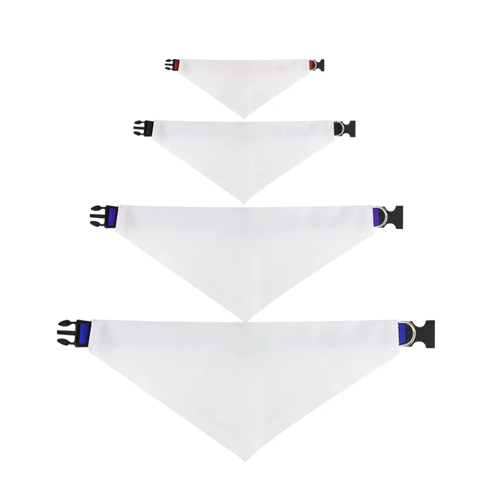 Заводская цена, чистый сублимационный треугольный шарф для домашних питомцев, индивидуальный дизайн, бандана для собак, Пользовательский логотип, печать для маленьких, средних и больших собак