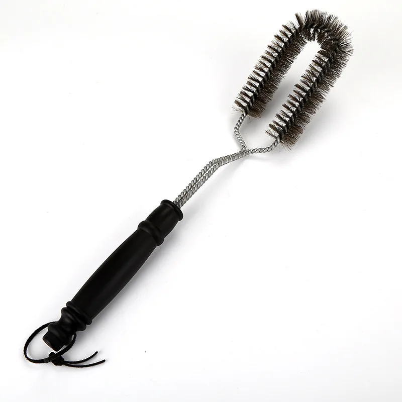 DAPHYLA BBQ Brush - Safe & Efficient Grill Cleaning Brush 15 inches -Grill Cleaner Brush for Gas/Porcelain/Charb