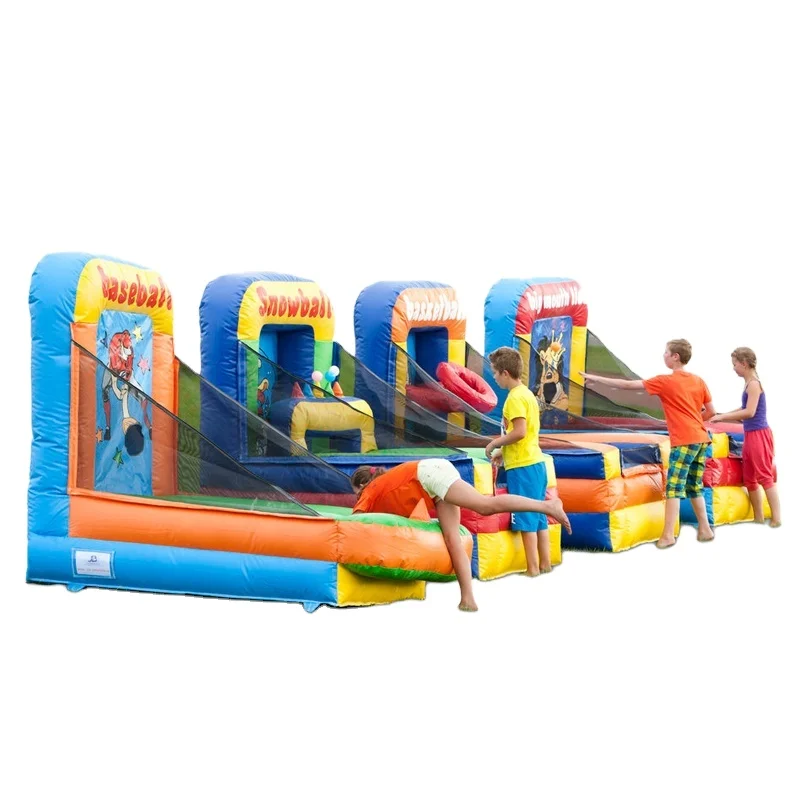 New Carnival inflatable game stall party inflatable booth tent Includes 4 table top games