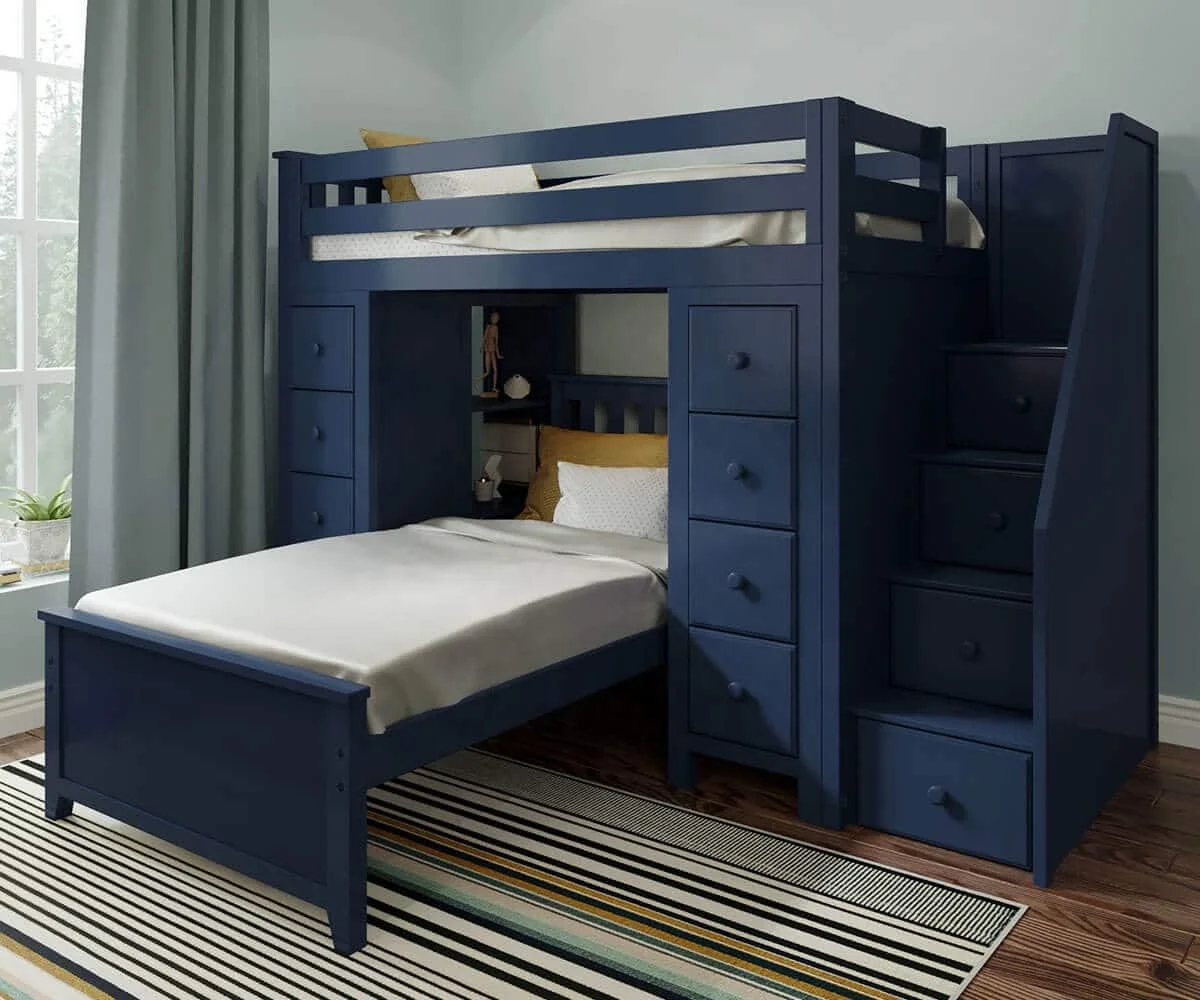 Promotion best selling cheap wooden kids bunk bed