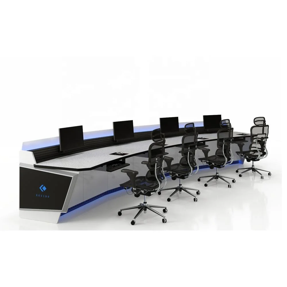 OEM/ODM Ergonomically Designed CCTV Console Command and Control Room Console Command Center Console