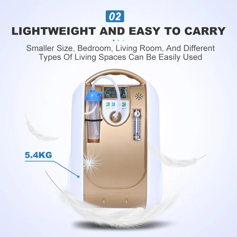 New Hospital Psa Portable 1-7l Medical Oxygene Concentrator For Home Use Oxygen Generator