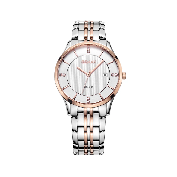 Best price watch for couples wristwatch luxury women all steel jewelry watches for men and women