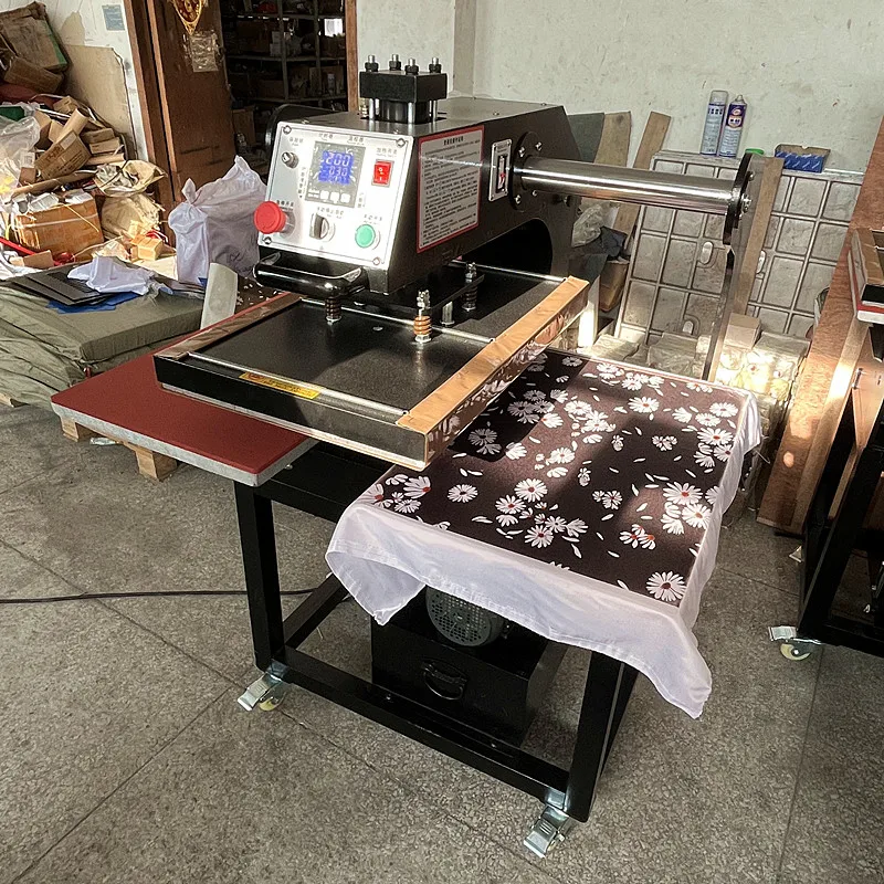 Fully Automatic Pneumatic Oil Hydraulic Multifunctional Small Heat Press Machines Slide Auto Open T-shirts Heat Press Machines