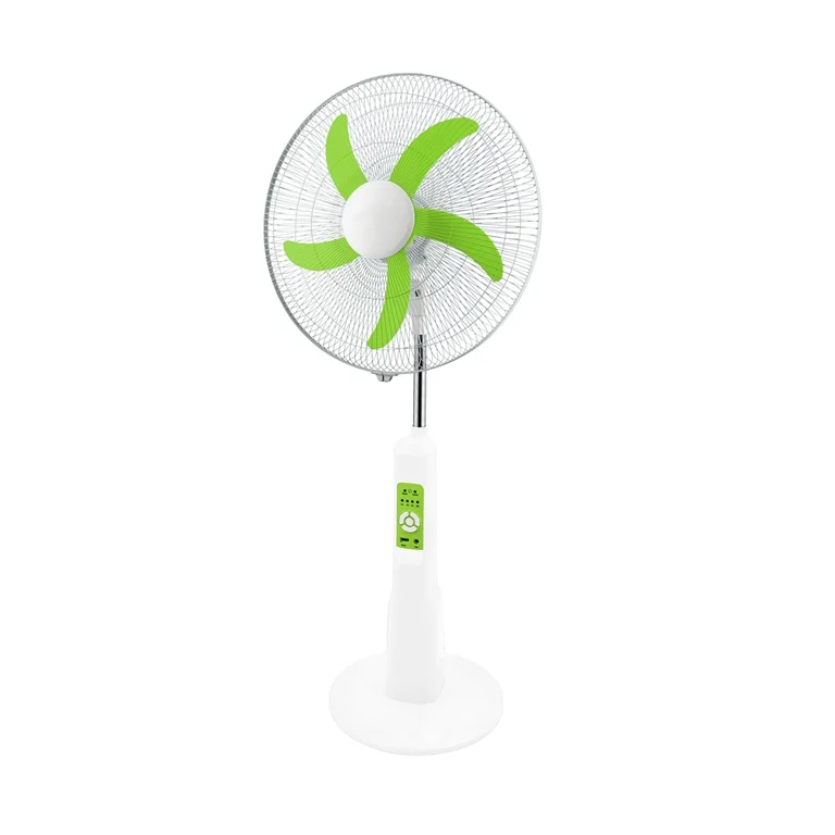 
Solar Rechargeable Battery Operated Standing Fan With Remote Control 