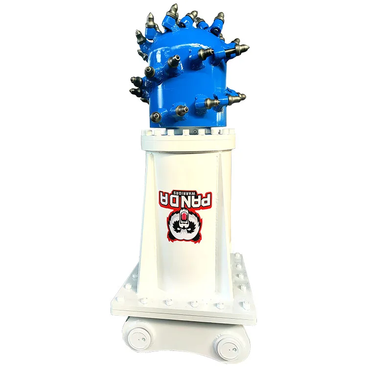 rock excavation hydraulic retary axial drum cutters for digger trenching demolition concrete tunneling or underwater