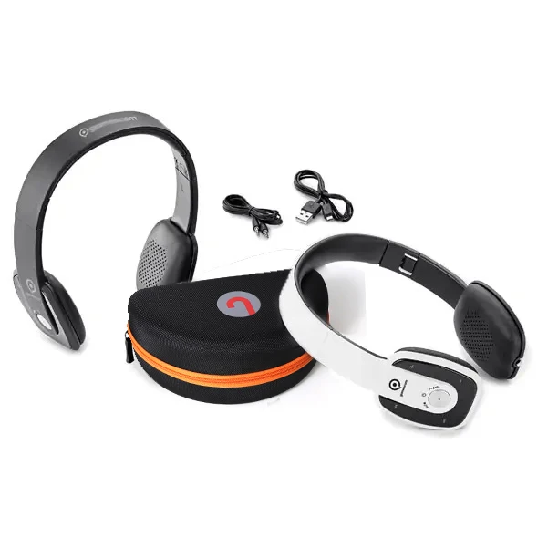 Custom zipper headphone case large storage soft bag EVA headset packaging box