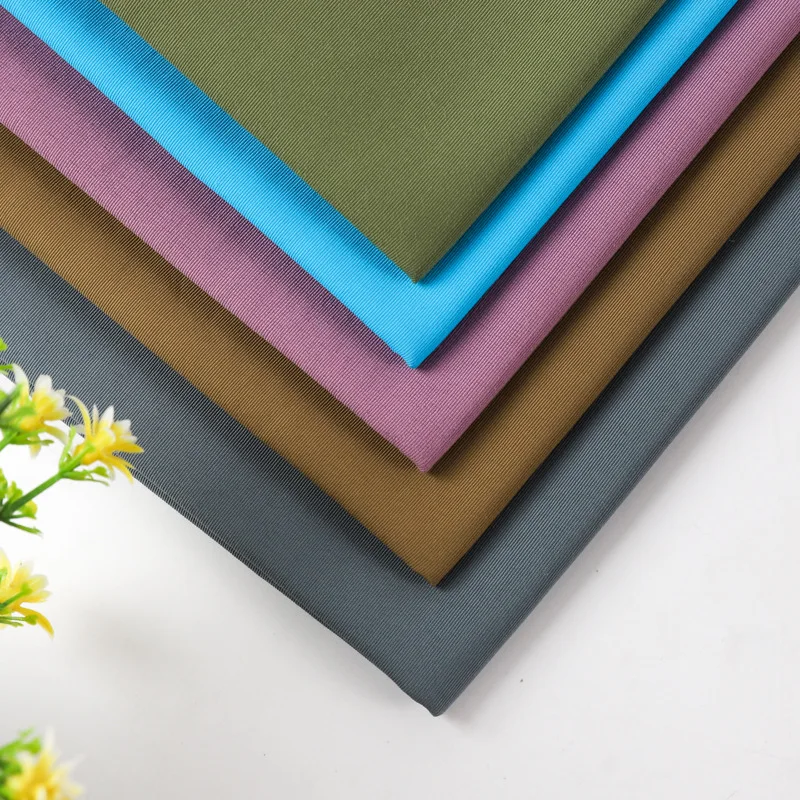 Outdoor Jacket Fabrics Nylon Plain Blended High-Density Casual Wear Fabrics Spring And Autumn Jacket And Windbreaker Fabrics