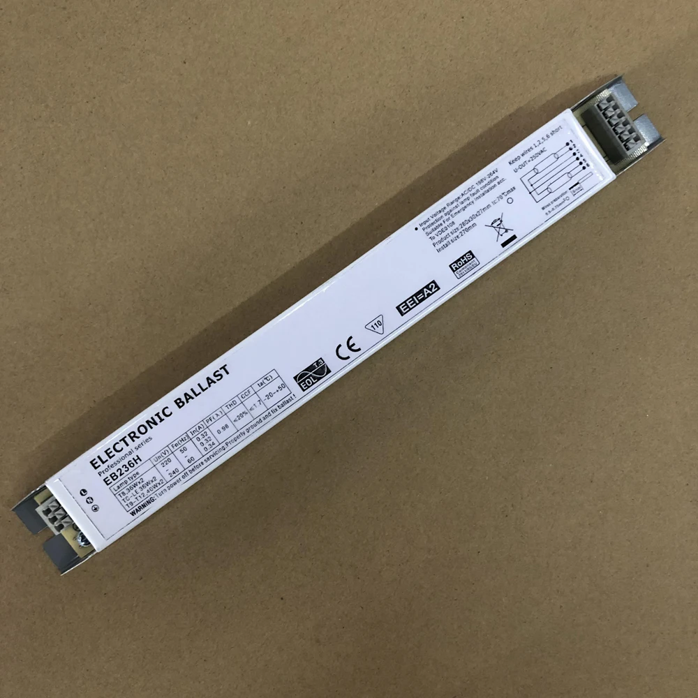 Сертификат CE электронный балласт для люминесцентной лампы 36wx2