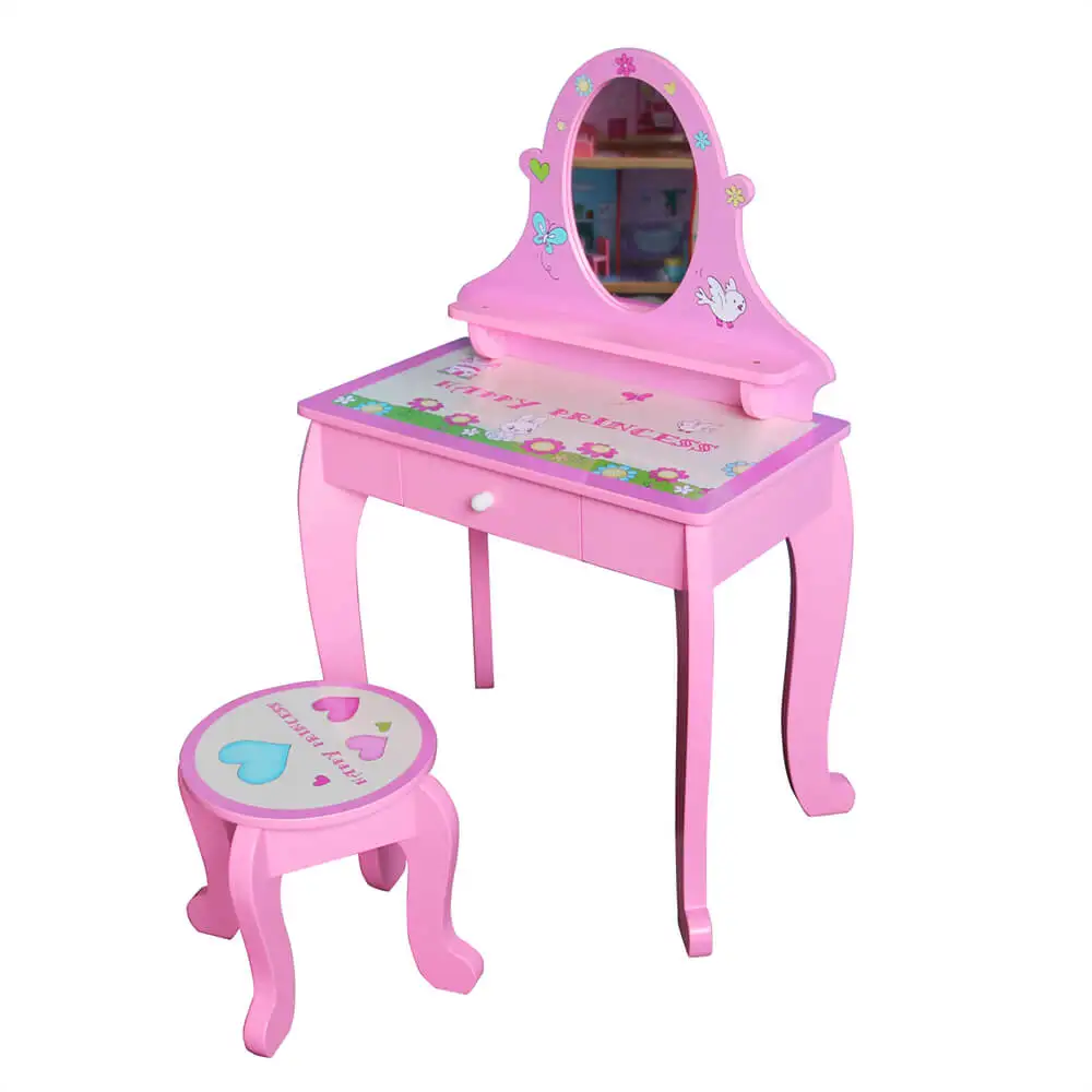 RC304 Fancy Pink Girl Car Bed For 190*90CM Mattress, High Quality Princess Bed, Princess Carriage Bed