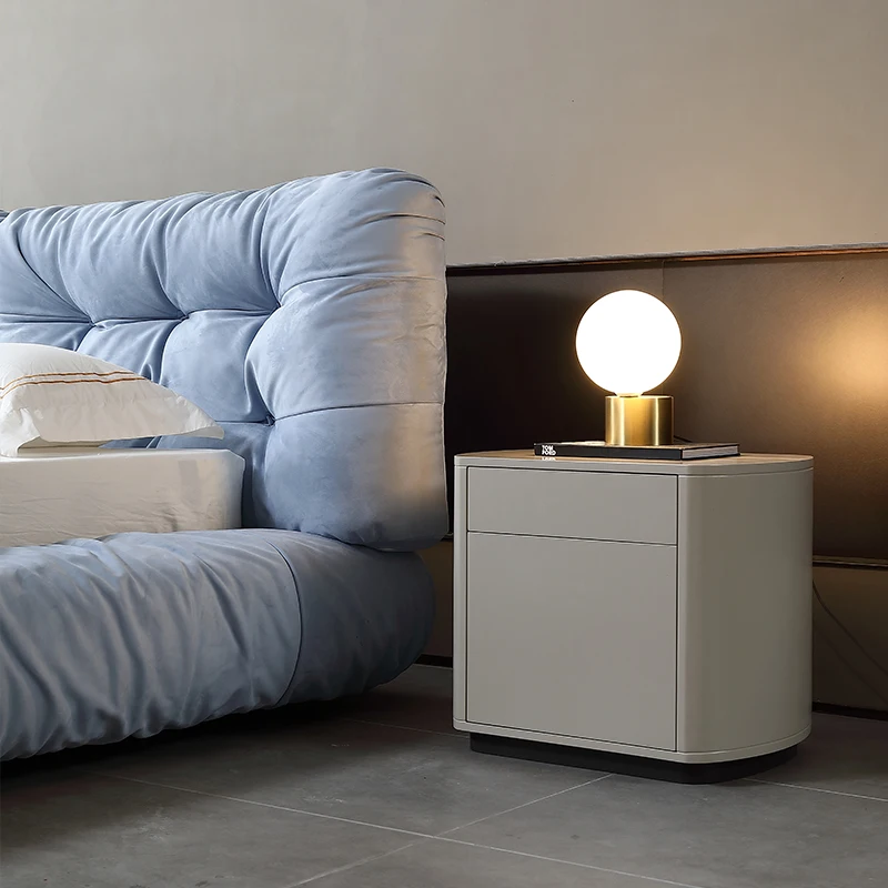 Luxury Italian Style King size modern italian latest could bed designer furniture living room bed set