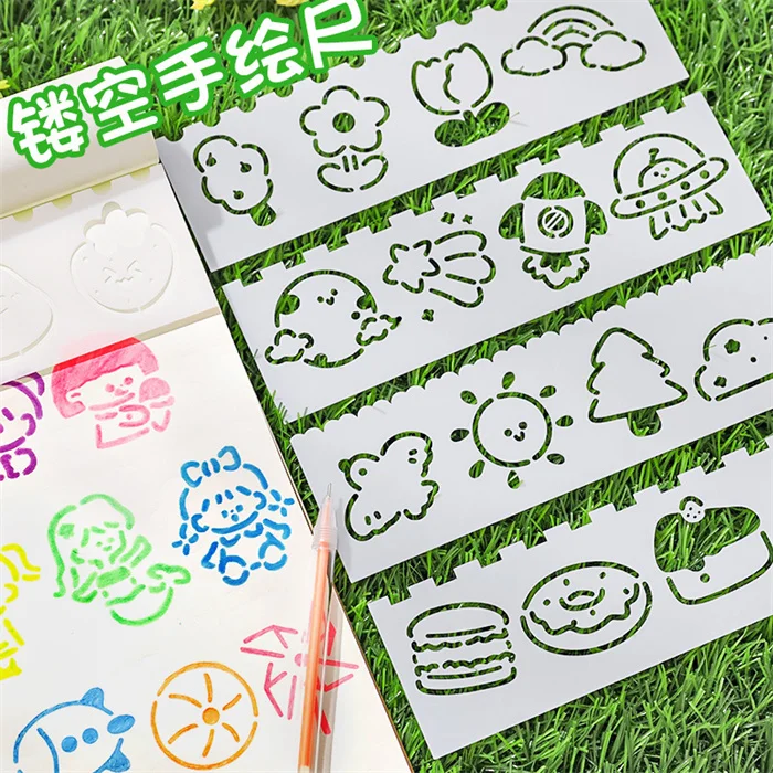 OEM China factory buy online school supplies learning stationery custom Promotion Gift cartoon fun l shape ruler for students