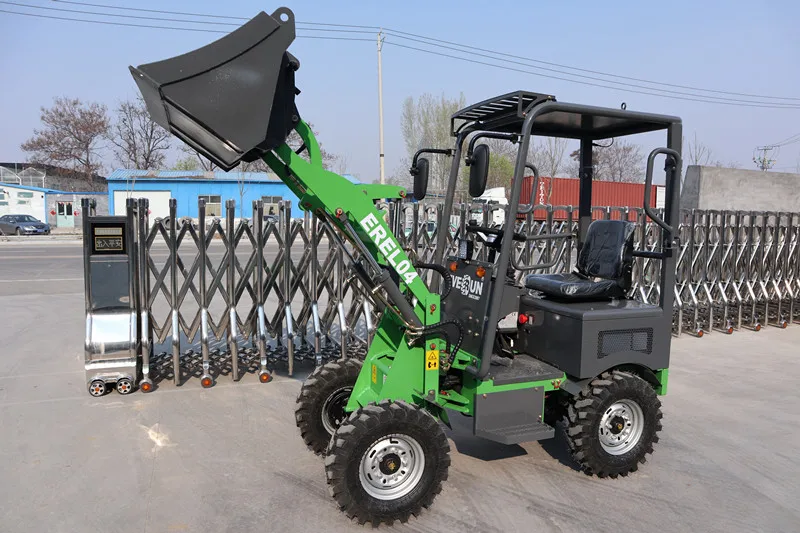 Factory Price EVERUN 400-500kg Small Electric Wheel Loader EREL04/ERD04