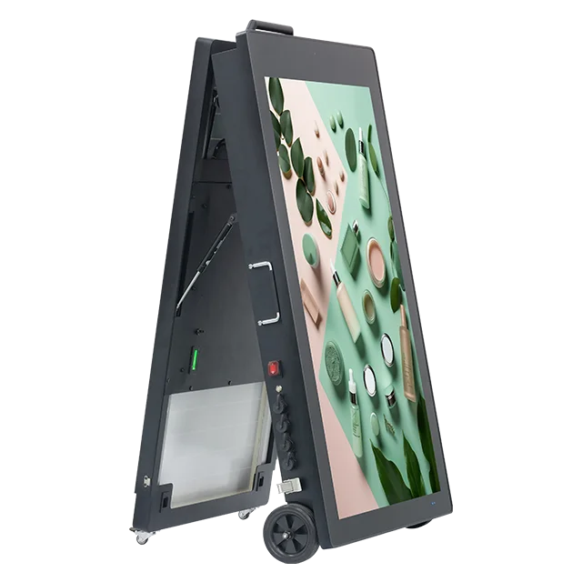 43inch Outdoor LCD Advertising Screen With Solar Battery Digital Display for Shopping Mall Wayfinding Car SDK Function