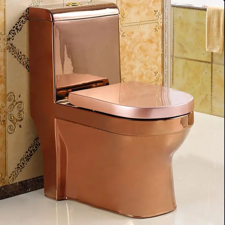 luxury one pc toilet modern bathroom shower toilet jet bidet in washdown toilettes vaso sanitary gold pot pan wall wc p trap