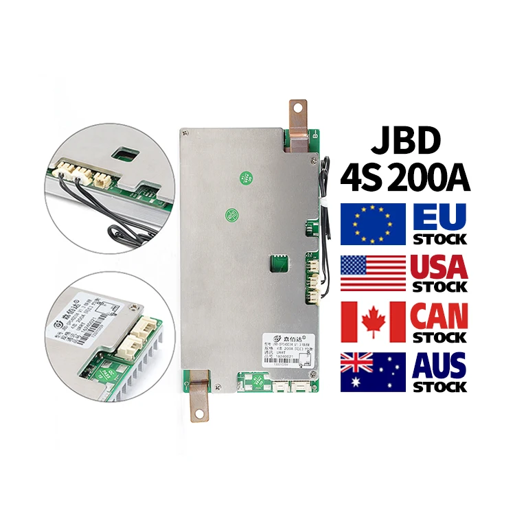 JBD 4S 12 8 V 12V 200A Смарт BMS с Bluetooth и функция поддержания тепла поддержка защиты баланс Lifepo4 литиевых батарей