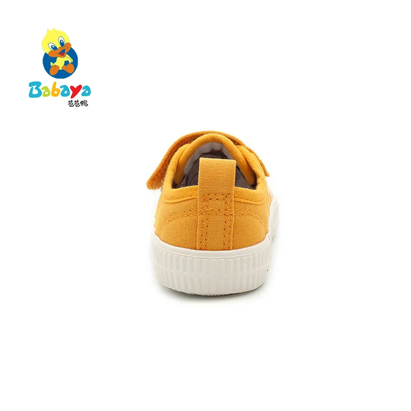 
9136 HUANQIU basic korean style soft sole canvas toddler shoes 