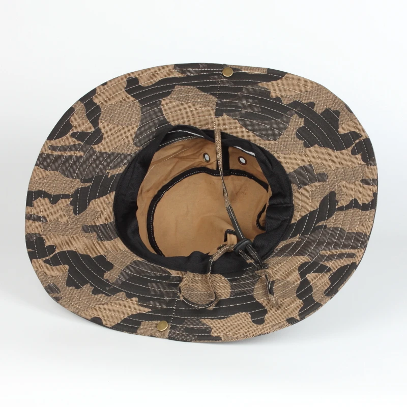 Wholesale High Quality Custom Logo Design Blank Plain Fly Camouflage Fishing Fisherman Hats For Men