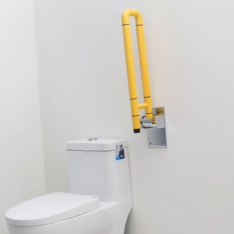Flip Up Grab Bar for Bathroom Grab Bar Disabled People Use Bathtub Handrail Safety Handle Bars WC Armrest Grab Rail