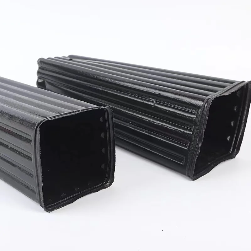 2024 Nursery Pot Nutrition Cup Plant Black Seedling Pot Thickened Garden Flowers Nutrition Bowl Manufacturer Fruit Tree Planting