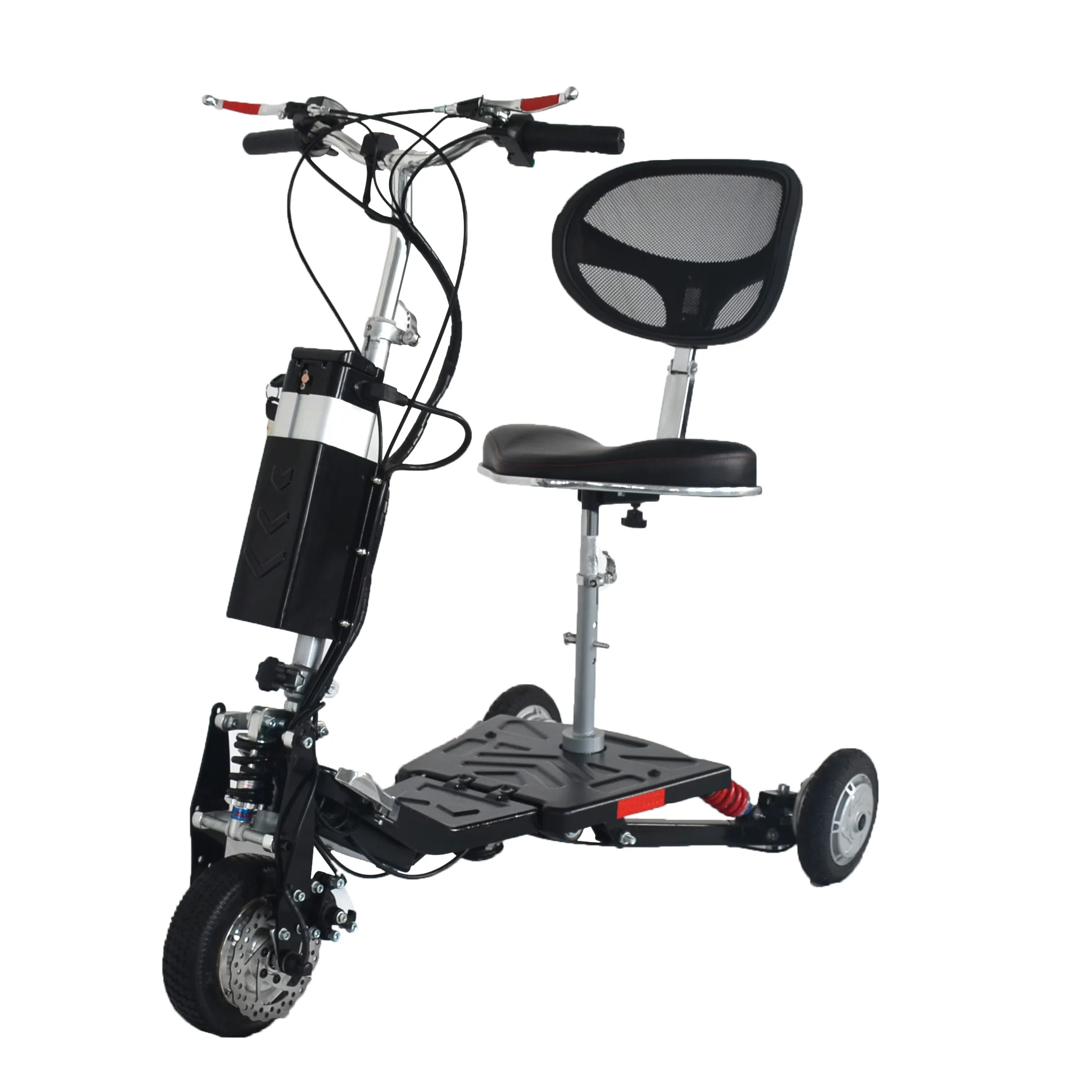 
2020 New 7.8ah 12ah 36v Lithium Battery Driven Fast Three-Wheeled Travel Mobility Scooter 