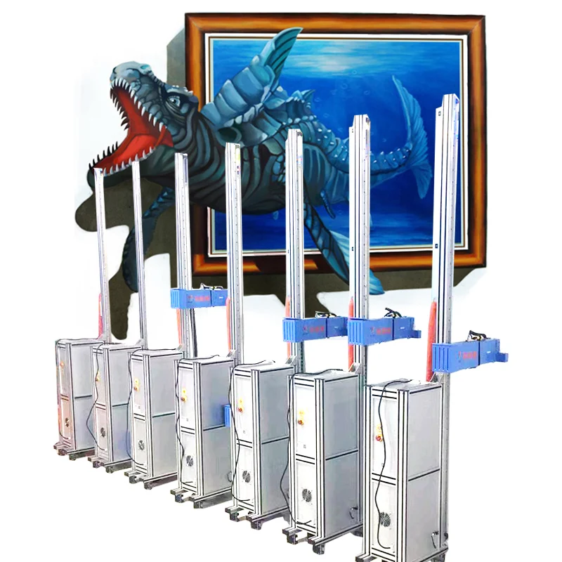 High End Atmosphere Remote Control Automatic Wall Painting Machine