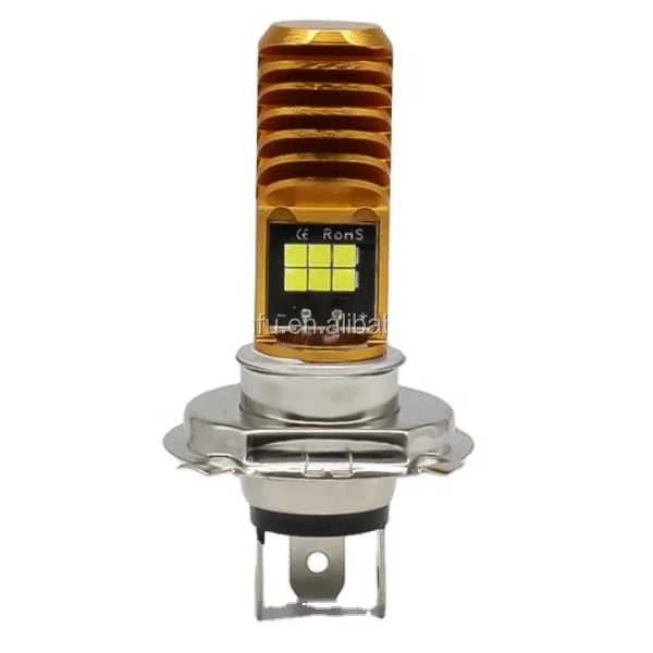 Motorcycle Accessories Scooter LED Bulb Luminous Headlight Spotlight H4 H6 P15d