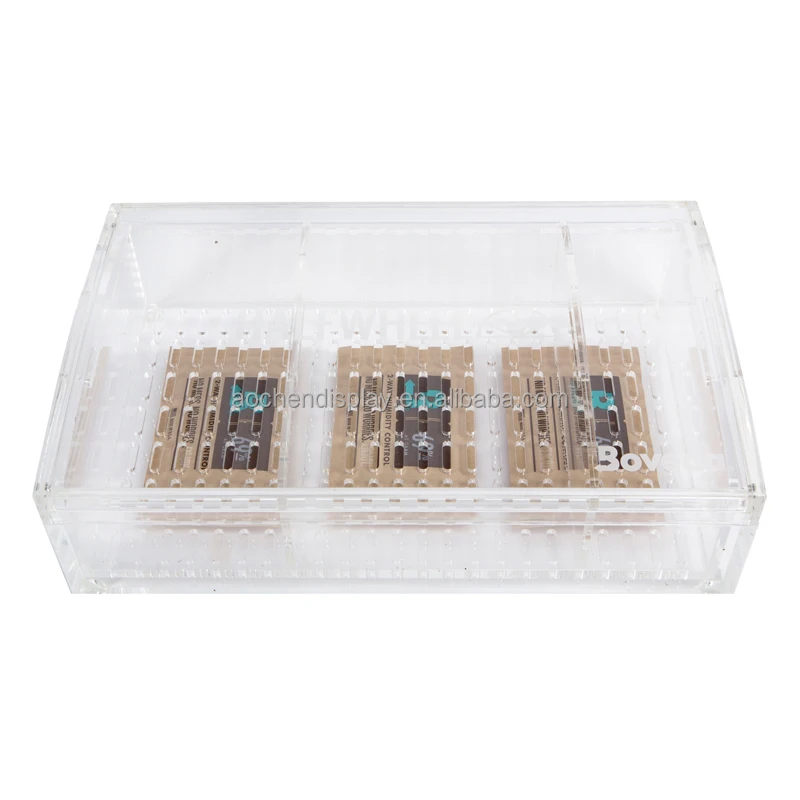 Luxury High Quality Boveda Large Cigar Humidor Cigar Box Case with Lid for 50/75 Cigars