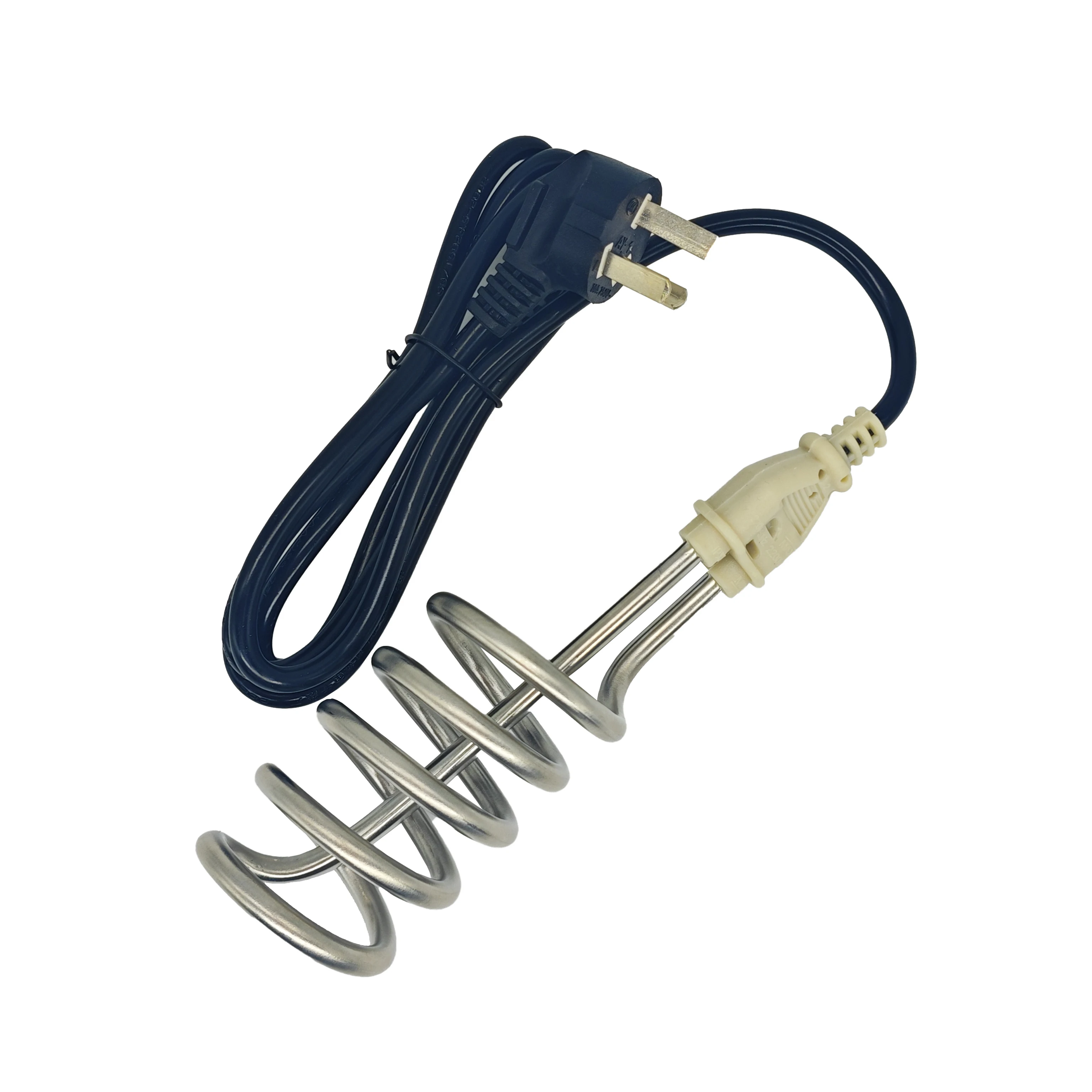 Spiral immersion electric heater 2500W safety hot water heating tube