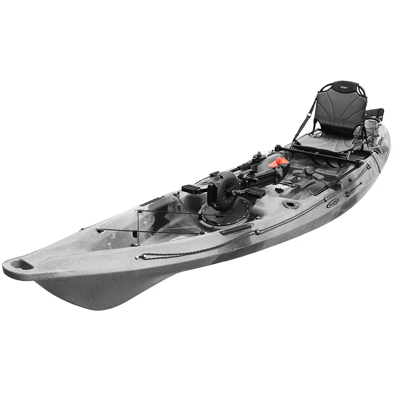 SEAFLO factory direct sale best price Single Sit on Top Fishing Kayak High Seat Rail pedal kayak for sale