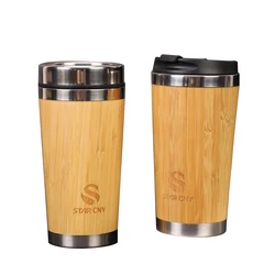 Hot selling Travel Bamboo Fiber Tumbler with Engraving Logo