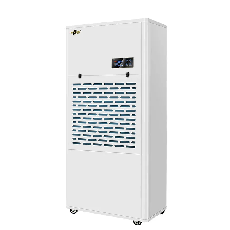Ecofriendly 500 Pint Industrial Dehumidifier in Greenhouse 10kg With Casters