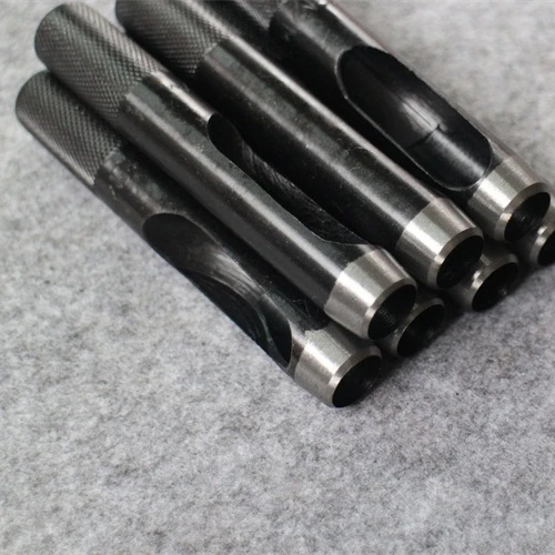 Высококачественный дырокол для кожи, дырокол для кожи, Круглый дырокол для кожаных изделий, 1 мм-25 мм, металлические прокладки, пластиковые и резиновые инструменты