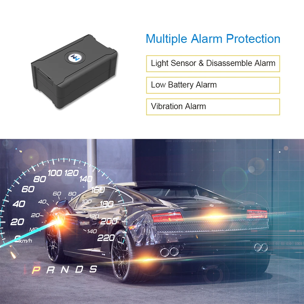 Wireless GPS Tracker 365 Days Standby Rechargeable Strong Magnetic Locator For Vehicle Car Truck Anti Theft Tracking Device