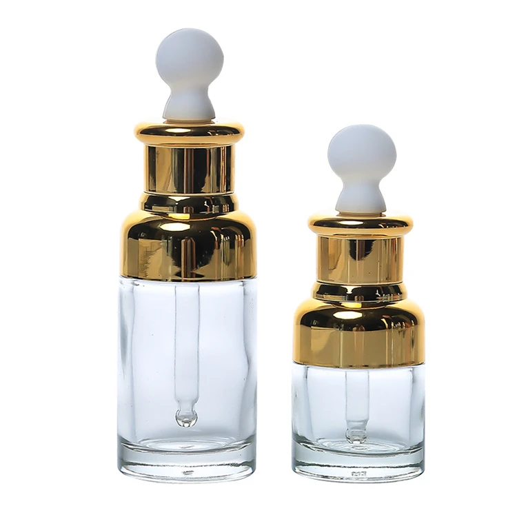 IBELONG Wholesale Clear 20ml 30ml 50ml Empty Dropper Luxury Serum Glass Bottle with Dropper 30ml Serum Dropper Bottle Supplier
