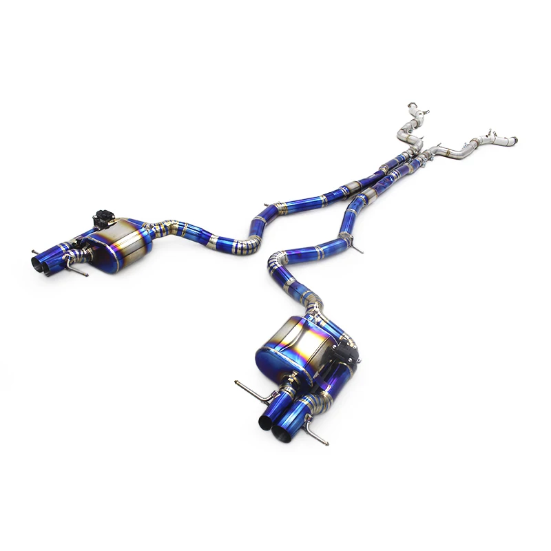 Professional Titanium Exhaust catback For Mercedes-Benz S500 S550 S63 AMG W222 5.5T 2014-2017 Muffler Catback System