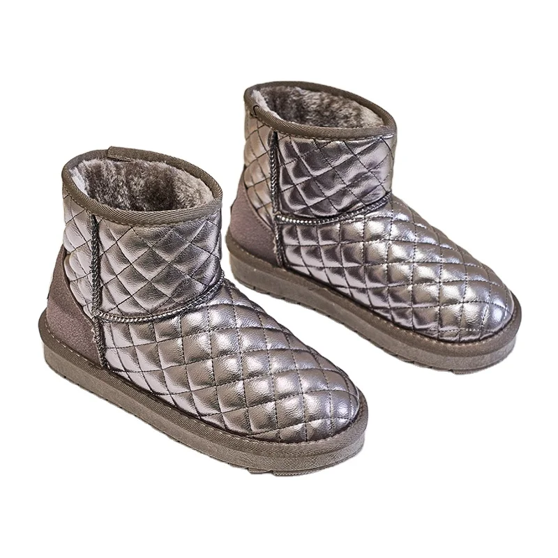 factory direct winter snow boots for women  super warm plush slip on winter boots